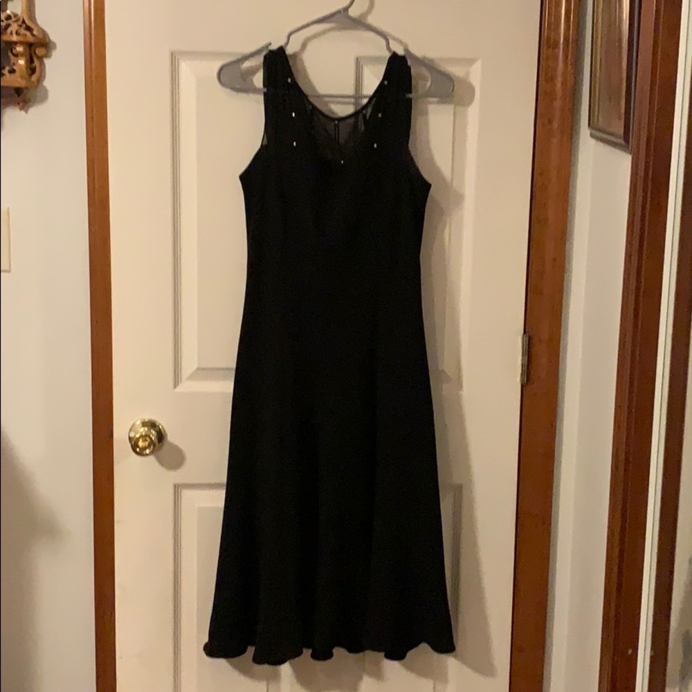 Black evening dress